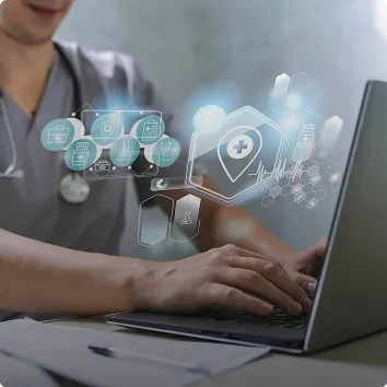 Integrated EMR for physician access