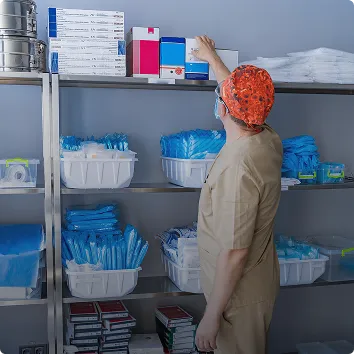 NABH-compliant storage, labelling & tracking